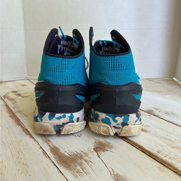 Under Armour Curry 2 Haight Street Blue & White Basketball Shoes hi-tops sz 11.5 - Picture 7 of 9